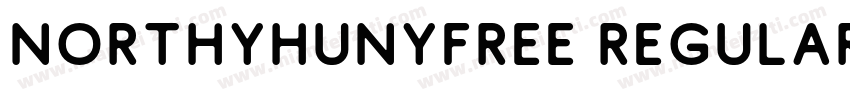 NorthyhunyFree Regular字体转换
